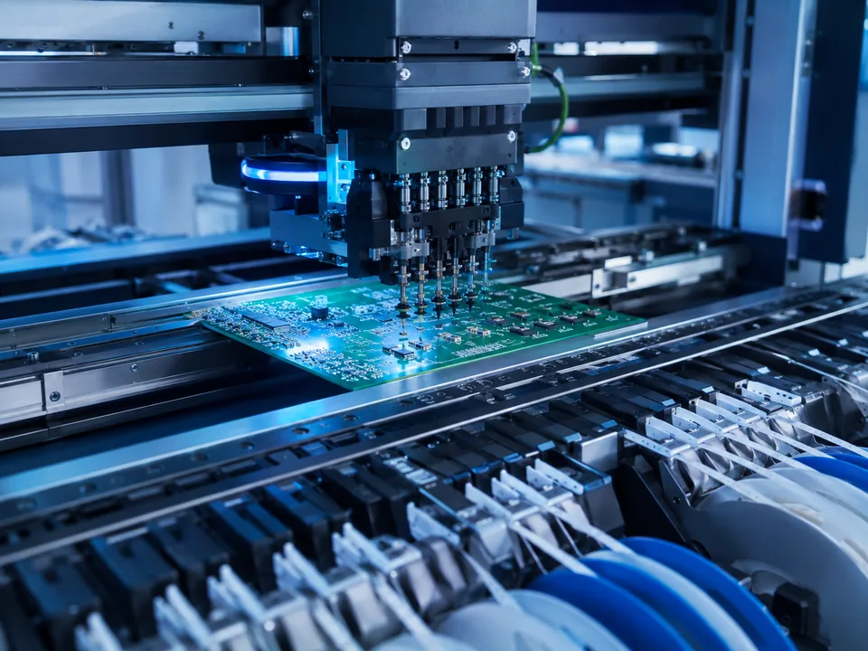 Pick and place assembly data in production