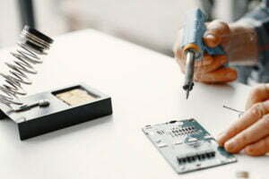 Solder Wires To A Circuit Board