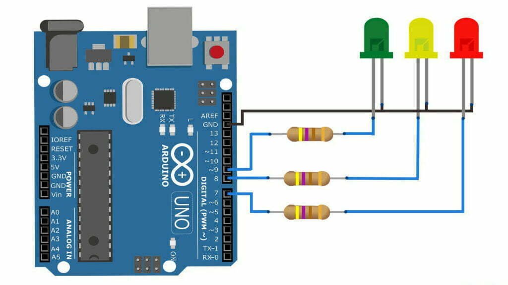 Arduino-LED connection