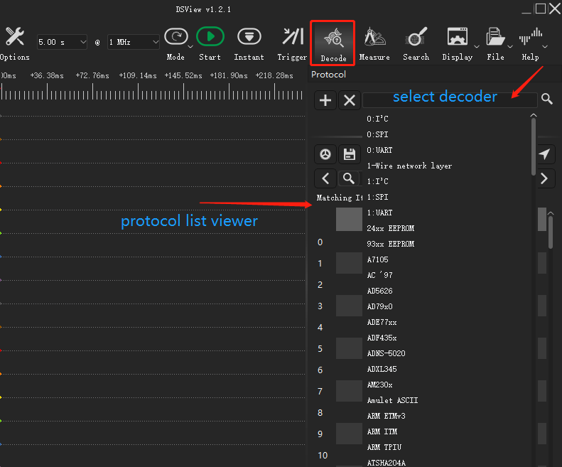 DSView protocol decoder