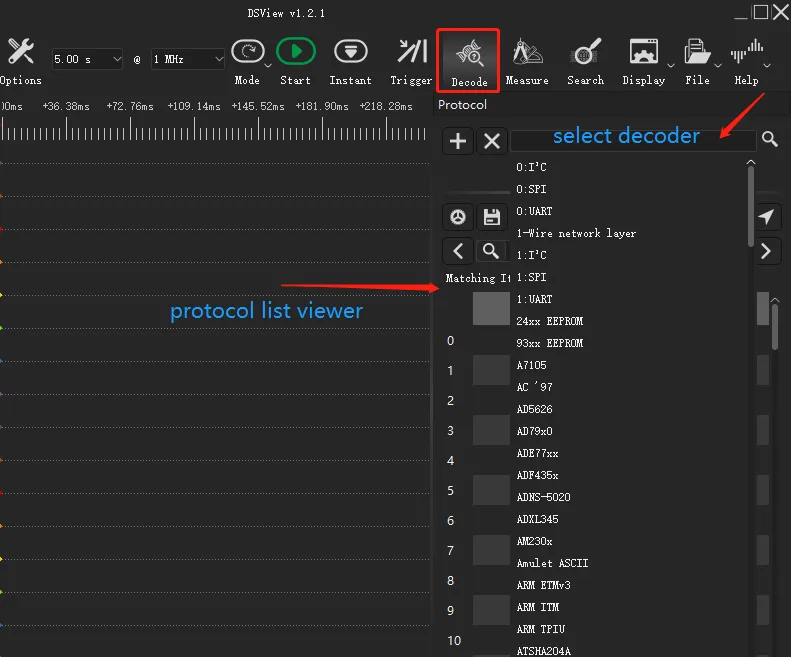 DSView protocol decoder
