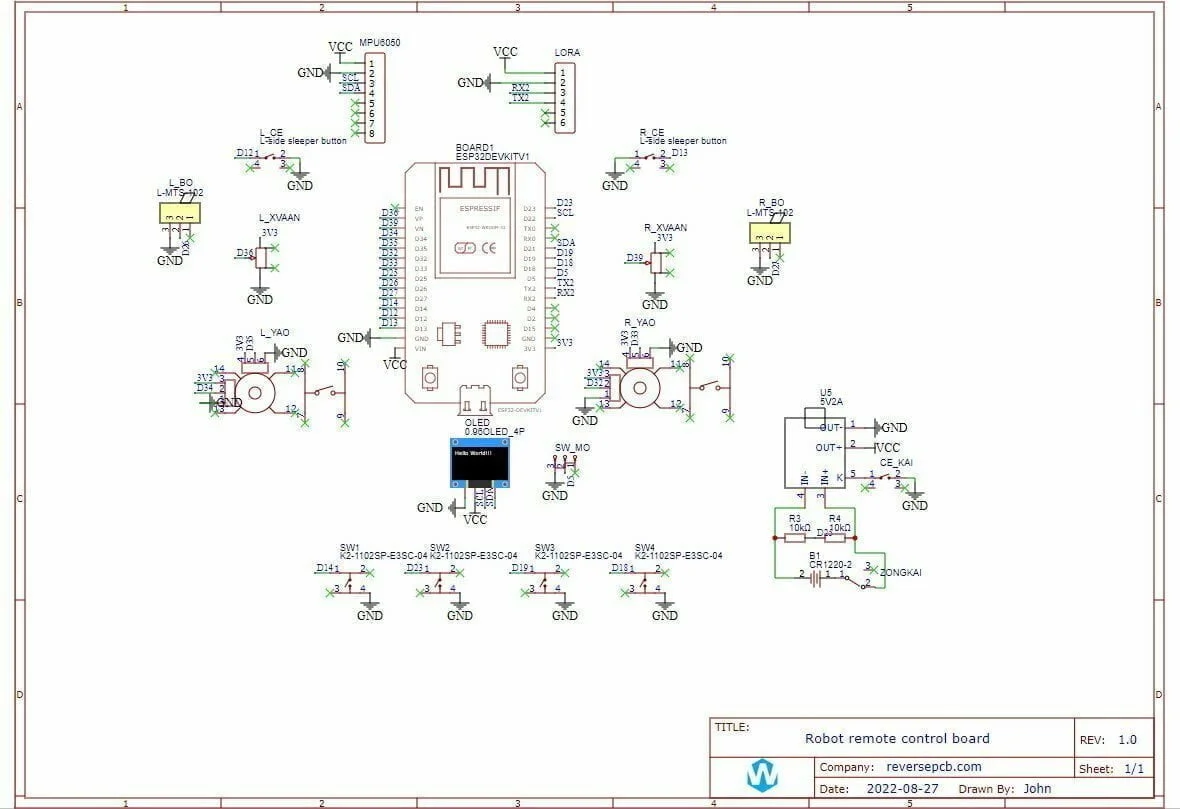 pcb design: creating a schematic