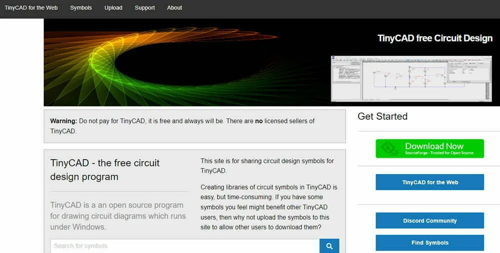 Download TinyCAD The Open Source Schematic Editor For Windows