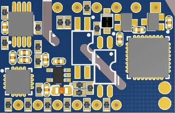 pcb layout: power components