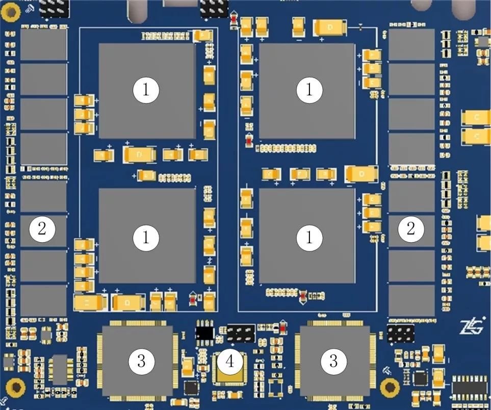 pcb layout: large vs small components