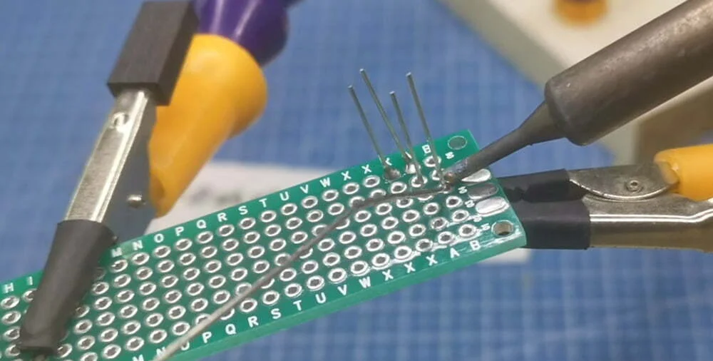 soldering wire to pad