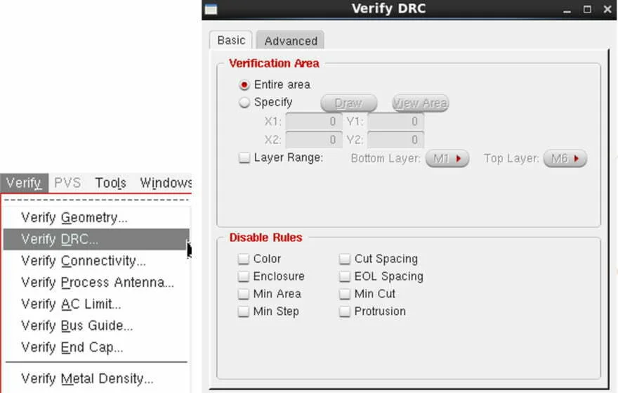 Design Rule Check (DRC)