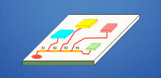 high frequency pcb: series single point grounding