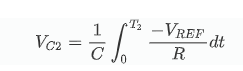 dual-slope integral ADC formula