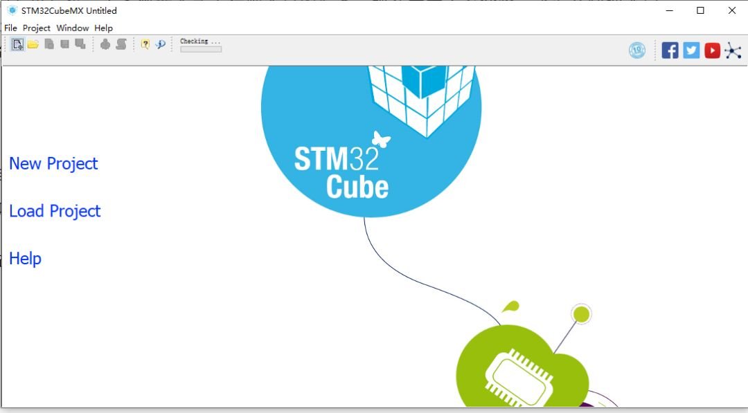 Open the STM32CubeMX