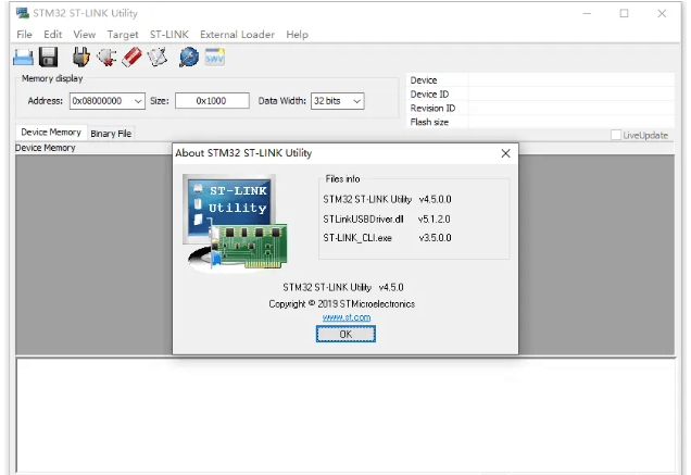 STM32 ST-LINK Utility