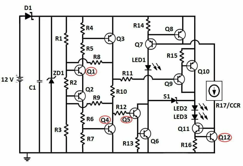 typical circuit schematic for MMBT3904