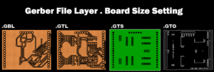 Gerber Files Layers (.GBL .GTL .GTS .GTO)