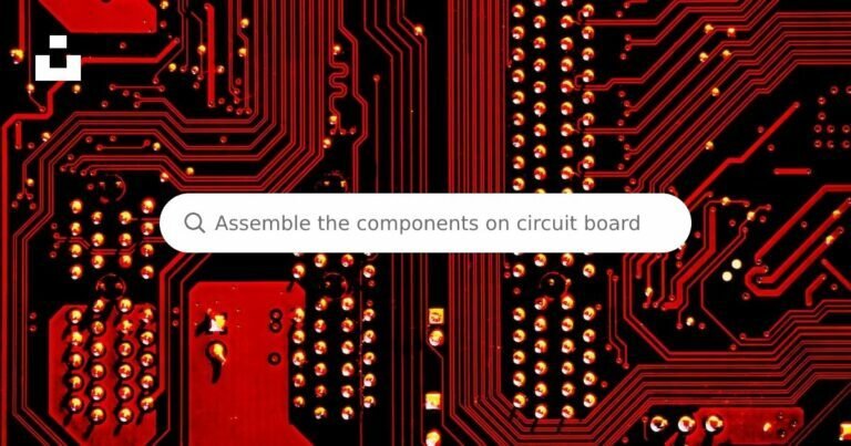 How to assemble the components of a given electrical circuit