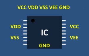 VCC, VDD, VEE, VSS in Circuit