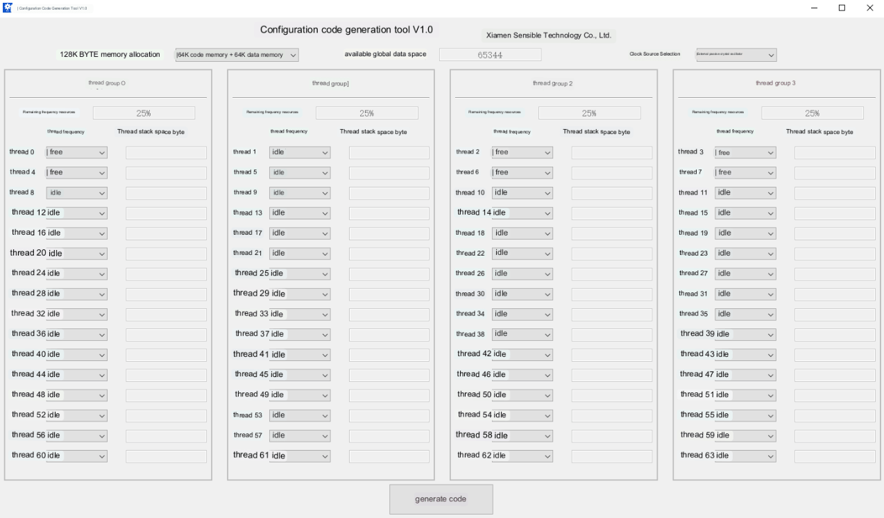 Configuration code genration tool