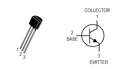 BC547 Pinout Diagram