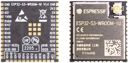 ESP32-S3-WROOM-1U module, built-in ESP32S3 series chip, Wi-Fi +