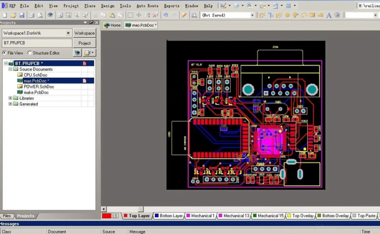 Auto Place and Route with Altium Designer | Reversepcb