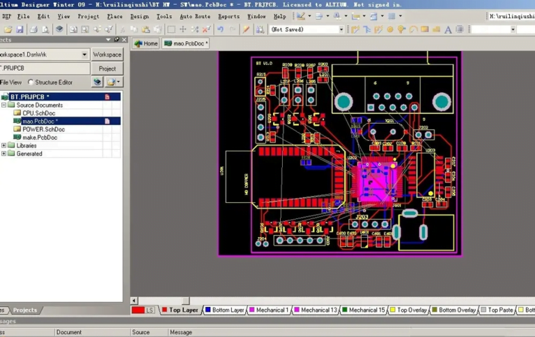 Auto Place And Route With Altium Designer | Reversepcb