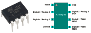 ATtiny85 microcontroller
