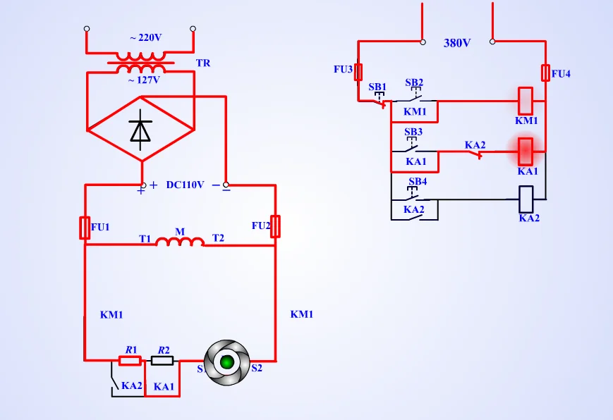 Middle Speed Mode - DC Motor Speed Control by Resistance