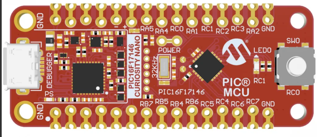 PIC16F17146 Curiosity Nano Board Programming