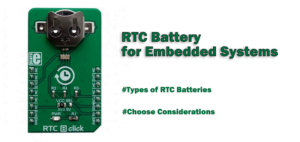 RTC Battery for Embedded Systems