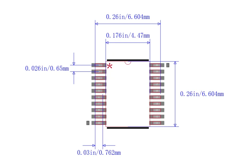 STM8S003F3P6TR Package TSSOP-20