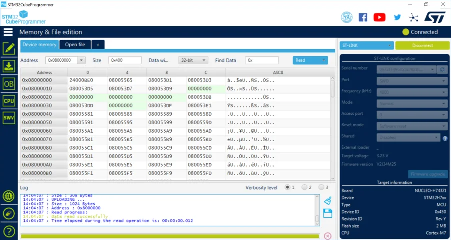 Overview of STM32CubeProgrammer