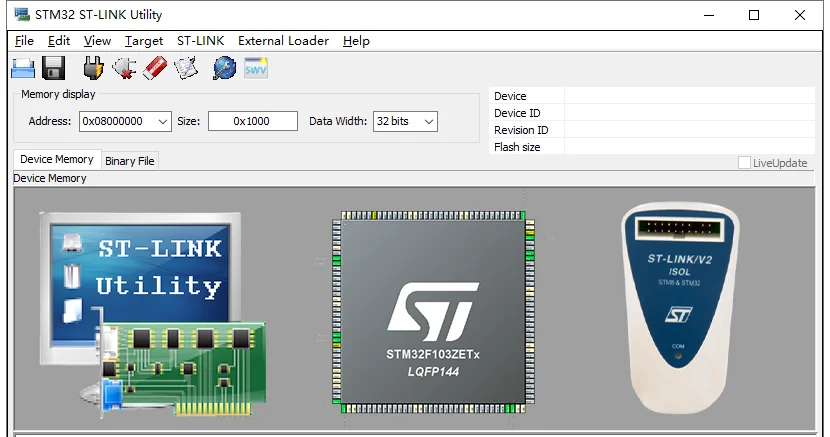 STM32 ST-LINK Utility (STSW-LINK004)