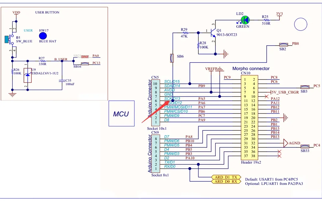 STM32G431 Development Board Schematic Diagram