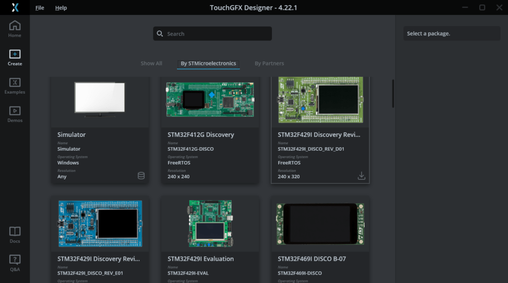 TouchGFX Designer Overview