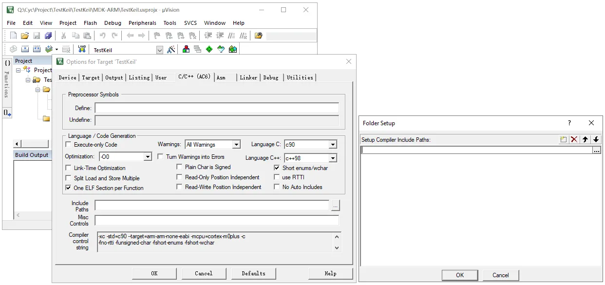 Keil μVision5: Tutorial for Beginners 9 Specifying the .h File Path of the Target Project