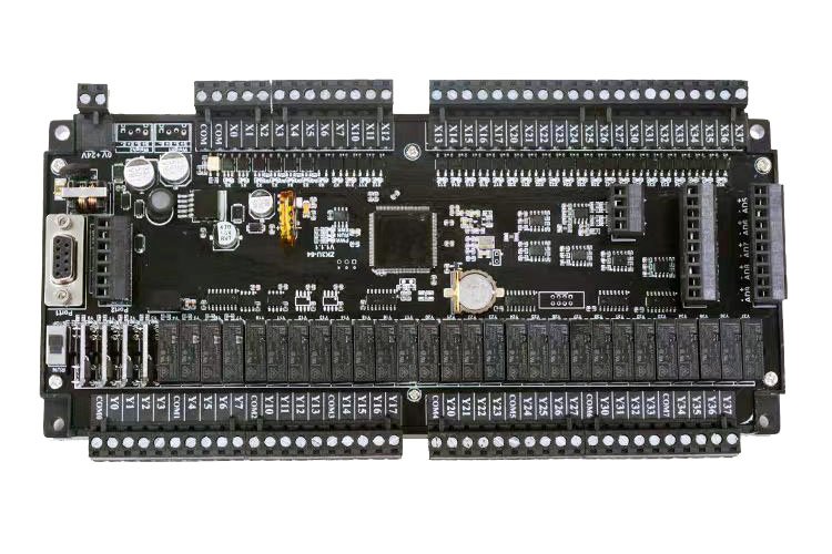 PLC industrial control board 48 64MR FX3U MT 8 axis pulse 2 way 485