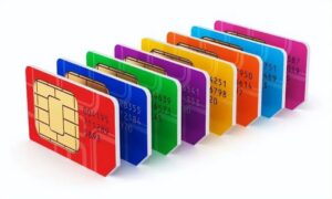 PCB Design Case 29 SIM cards in different colors