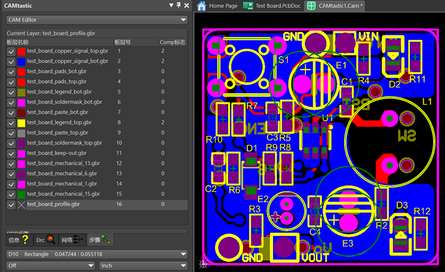 an example of pcb gerber X2 file diagram 1