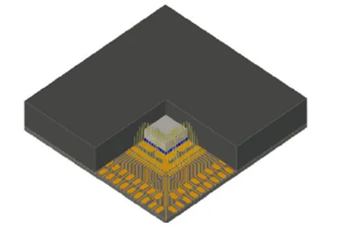 QFN process encapsulation