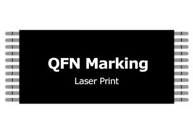 QFN process marking