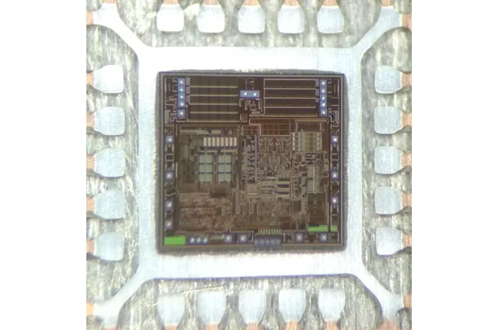 QFN process die attach