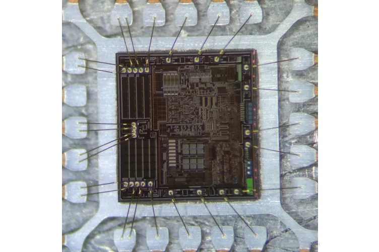 QFN process wire bonding
