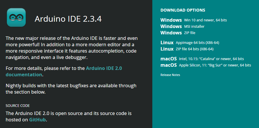 Arduino IDE 2.3.4