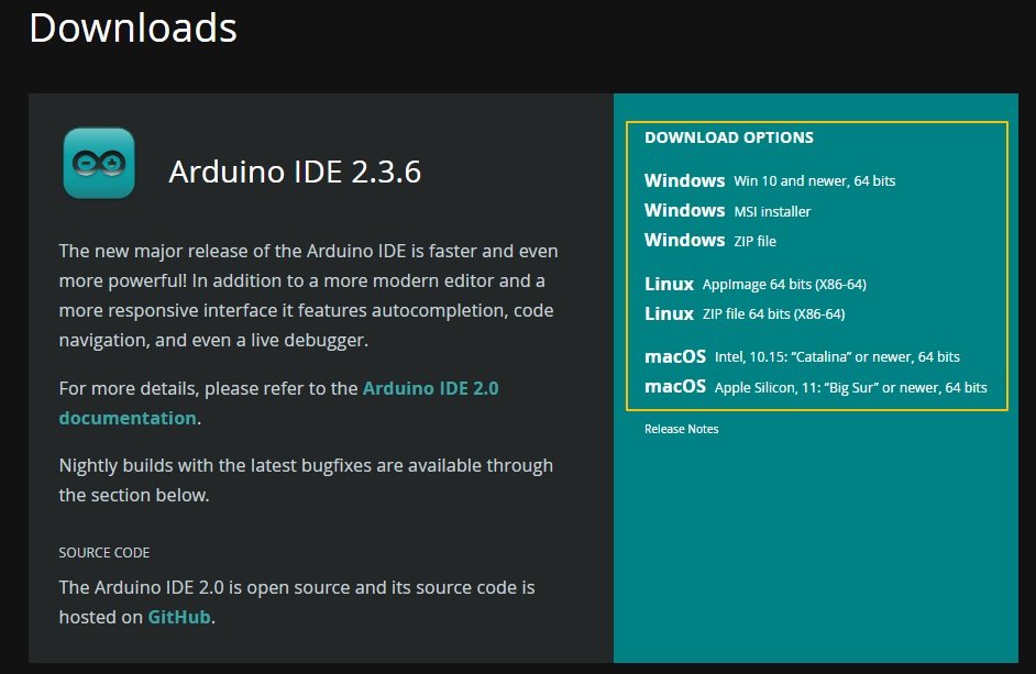How to Refresh Board Code in Arduino IDE? 1 Arduino IDE 2.3.6 Download Page
