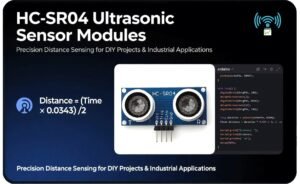 PCB Repair 17 HC SR04 Ultrasonic Sensor with formula and code for distance sensing