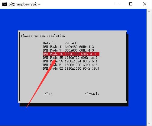 How to Use VNC for Raspberry Pi Remote Access? 12 Raspberry Pi screen resolution selection menu