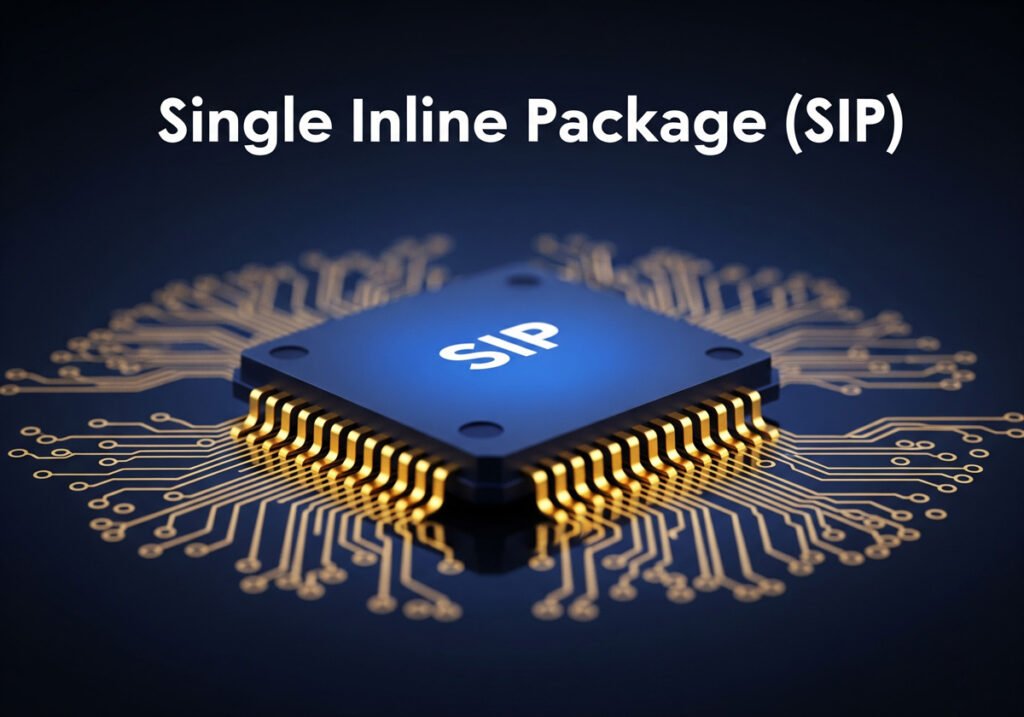 An exquisite visual representation of a Single Inline Package SIP highlighting its complex electrical circuit and advanced design
