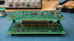 Surface-Mount Technology (SMT) 10 PCB on PCB Board-to-Board Assembly