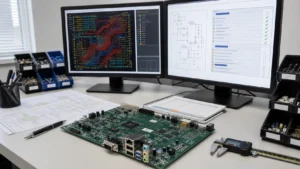 Технология поверхностного монтажа (SMT) 11 PCB design migration review workstation with a legacy board and engineering checklist